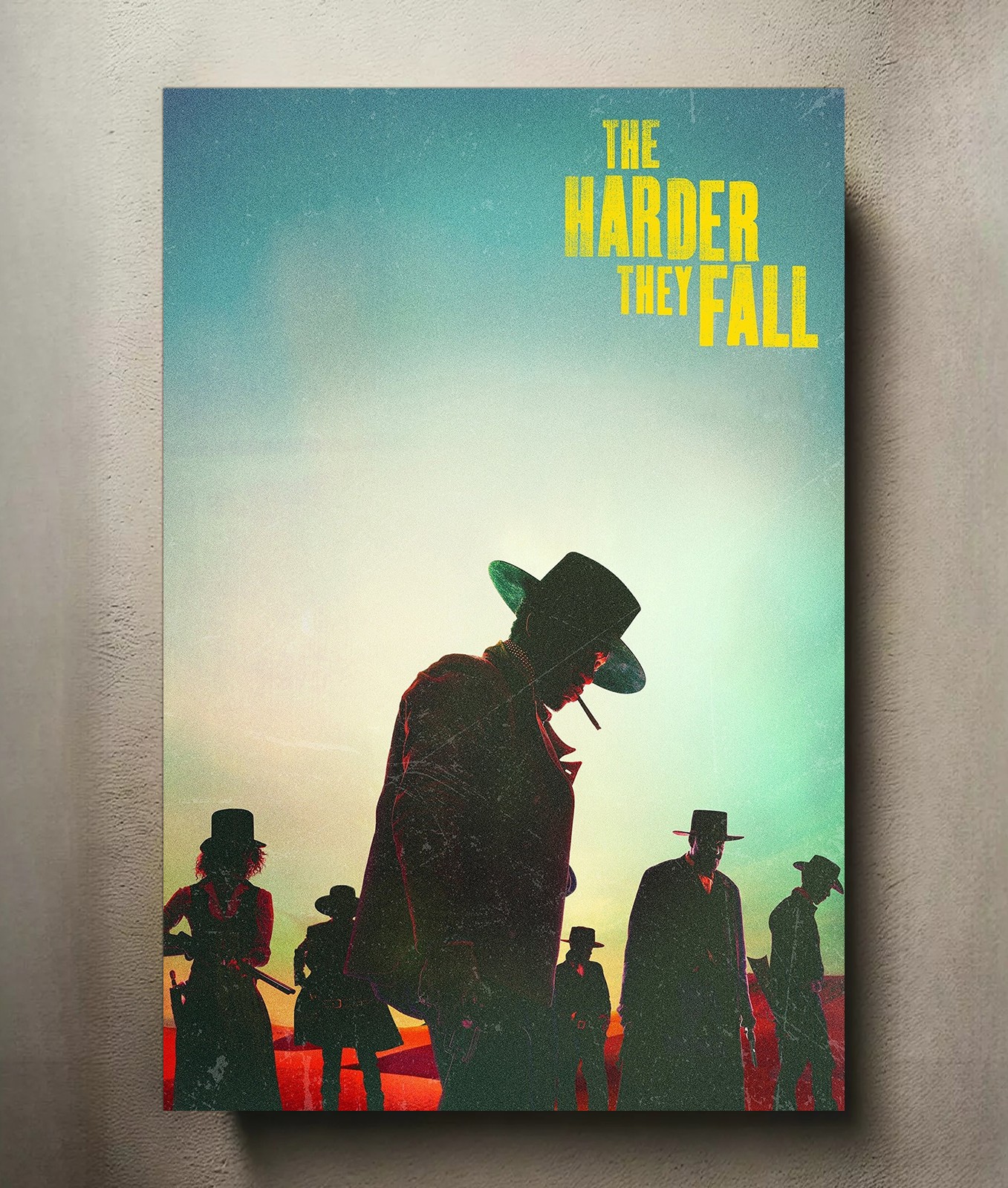 The Harder They Fall 8x12 Metal Movie Poster Sign The Harder They Fall 8x12 Metal Movie Poster Sign