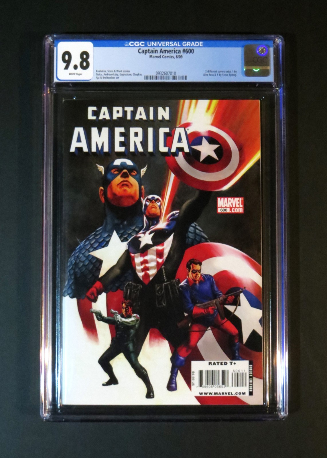 CAPTAIN AMERICA #11 CGC 9.8 NM/MT Steve Epting Winter Soldier Cover Marvel 2005
