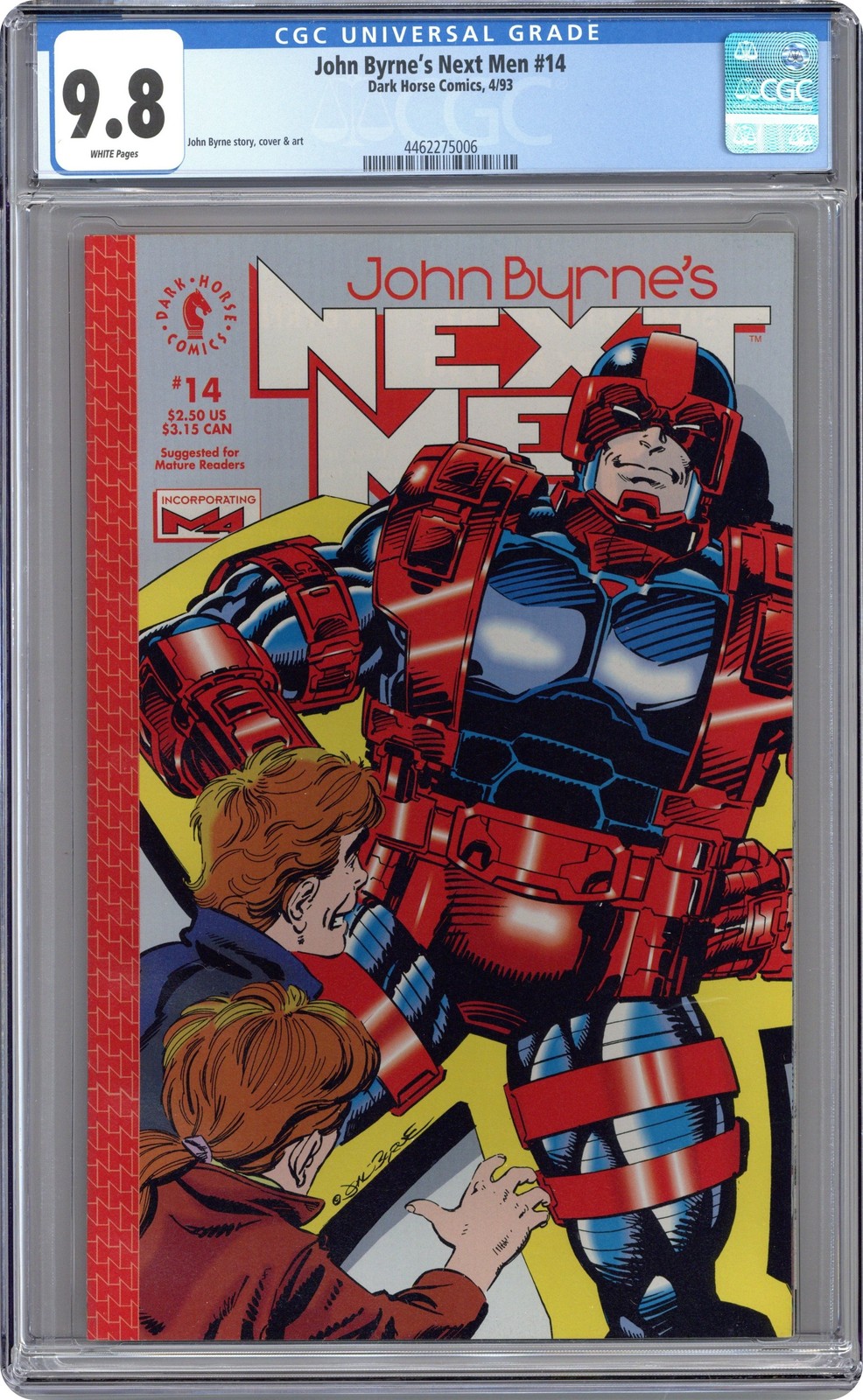 Next Men John Byrne's #14 CGC 9.8 1993 4462275006 Next Men John Byrne's #14 CGC 9.8 1993 4462275006