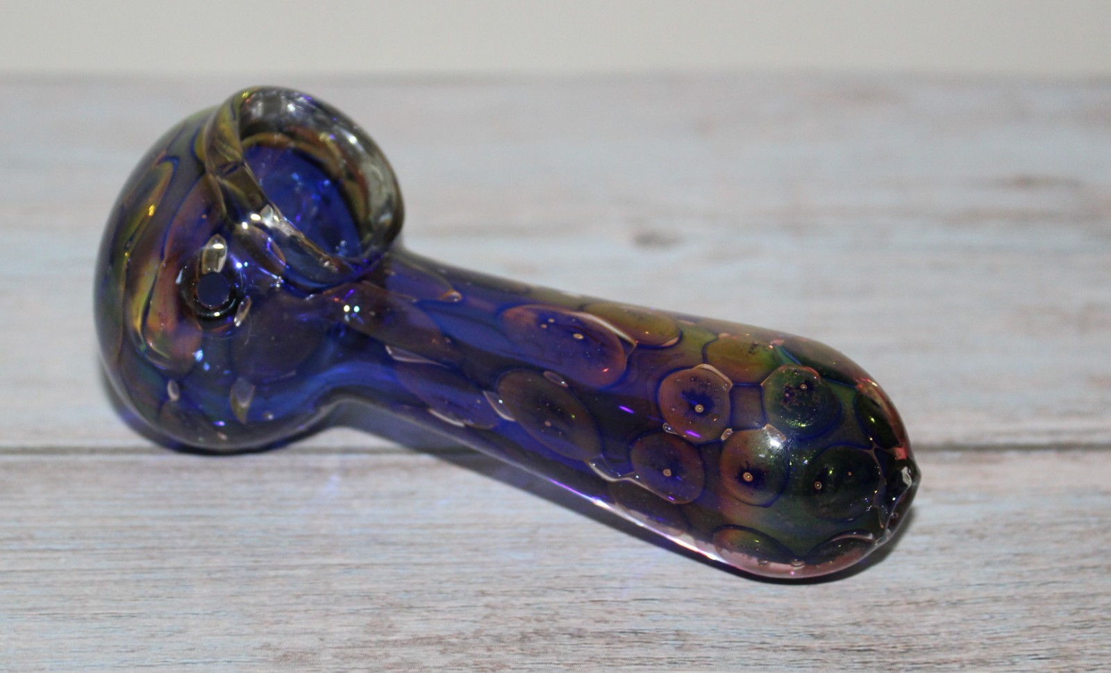(1) 4" NATURAL EARTH Glass Tobacco Smoking Glass Pipe THICK GLASS pipes