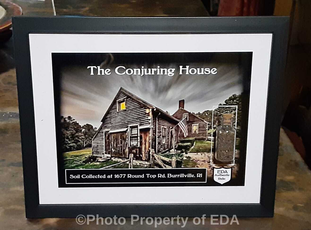Framed THE CONJURING HOUSE Relic Soil Sample w/COA Haunted Item Ed Elaine Warren Framed THE CONJURING HOUSE Relic Soil Sample w/COA Haunted Item Ed Elaine Warren