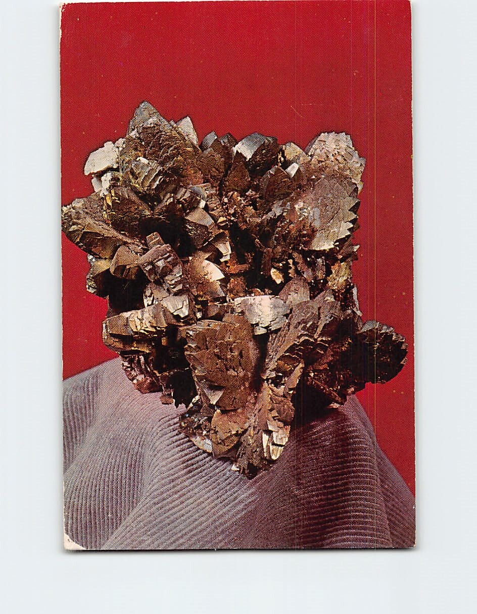 Postcard Cockscomb and Pinwheel type, Marcasite Postcard Cockscomb and Pinwheel type, Marcasite