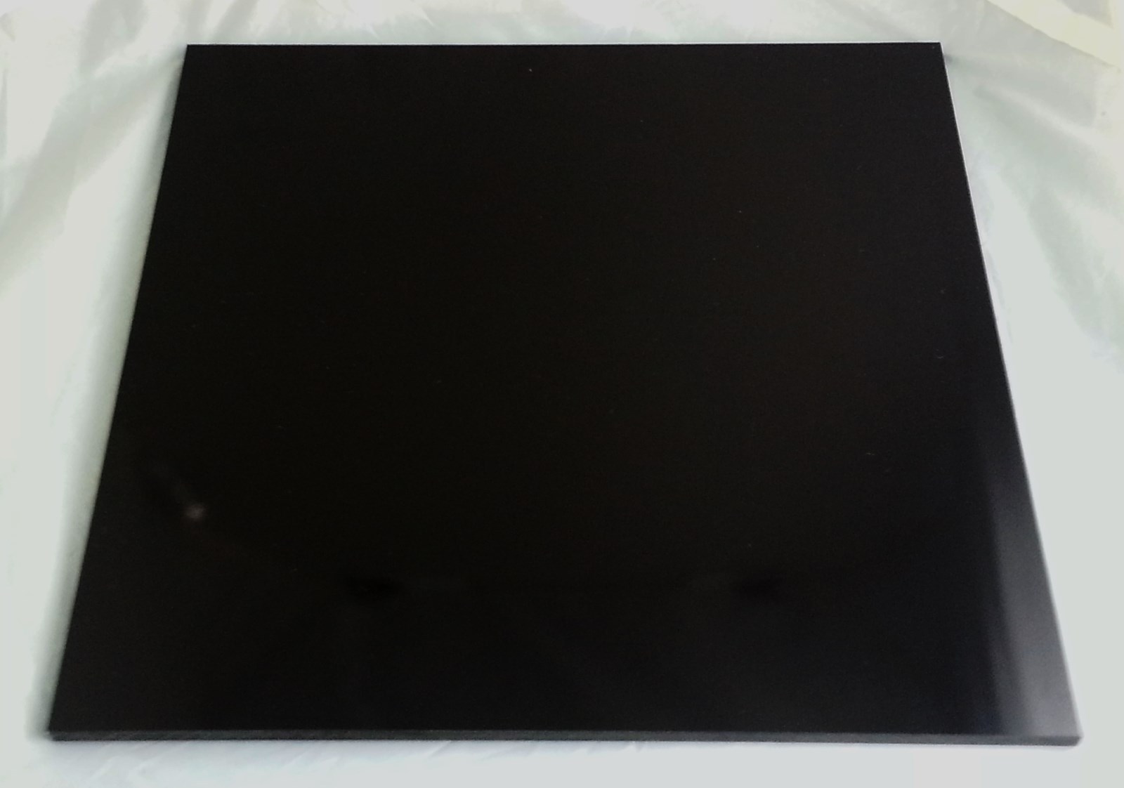 1 Pc 3/8" Black Canvas Micarta Knife Handle Material 12" x 12" x .375" - Sheet