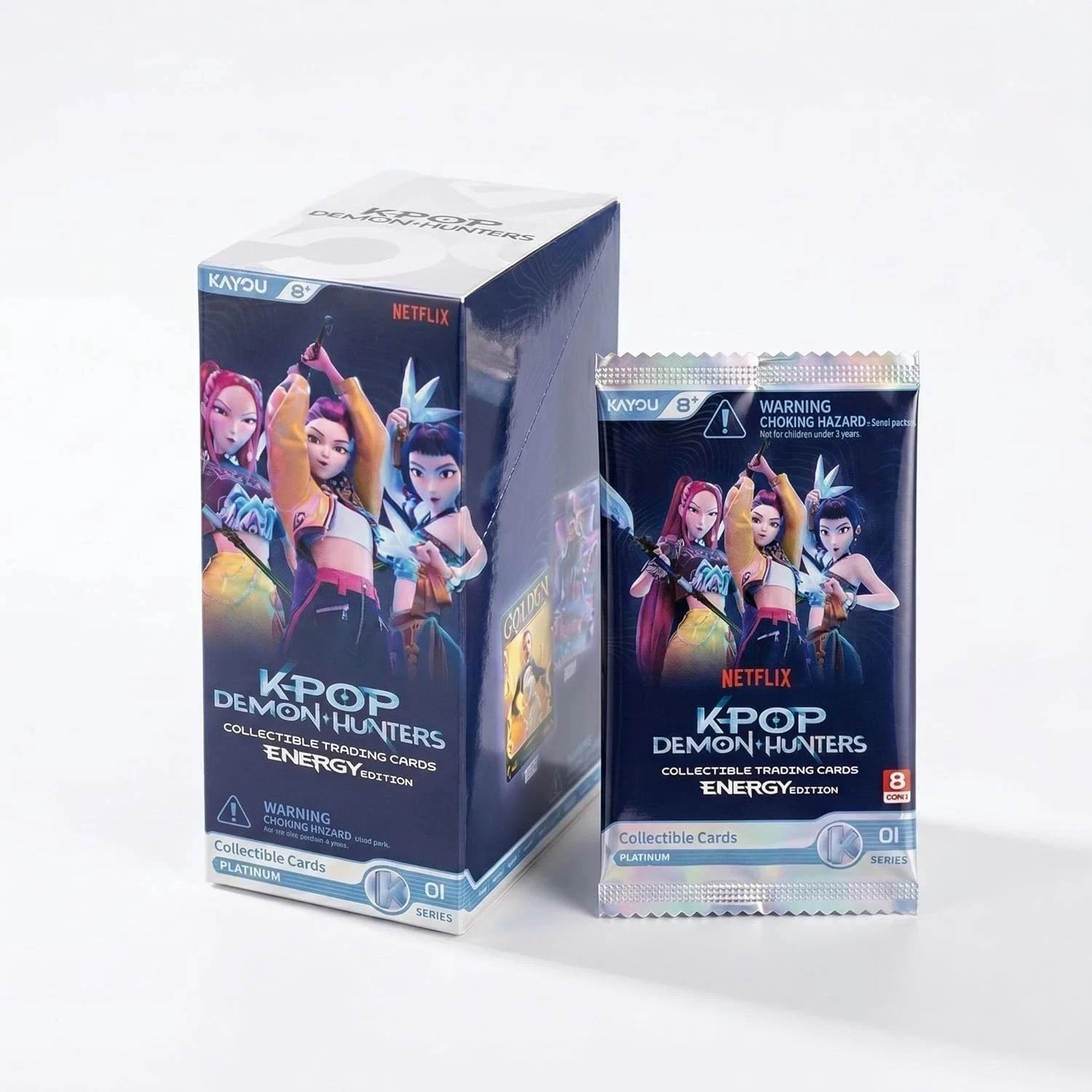 KAYOU K-Pop Demon Hunters KPOP Energy Edition Display Box sealed KAYOU K-Pop Demon Hunters KPOP Energy Edition Display Box sealed