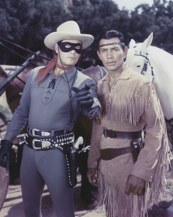 The Lone Ranger Featuring Clayton Moore, Jay Silverheels 24x36 inch Poster