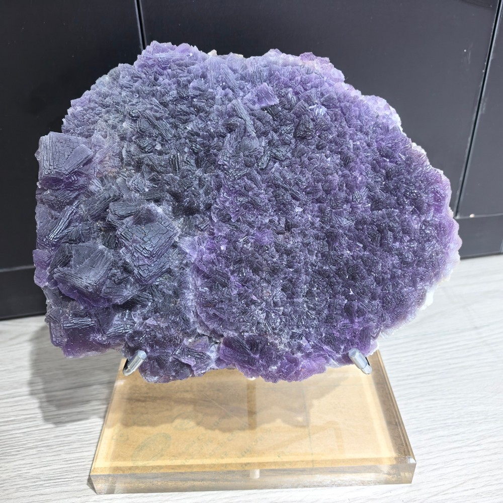 8.6LB Rare Natural Purple Fluorite Quartz Crystal Mineral Specimen Reiki Decor 8.6LB Rare Natural Purple Fluorite Quartz Crystal Mineral Specimen Reiki Decor