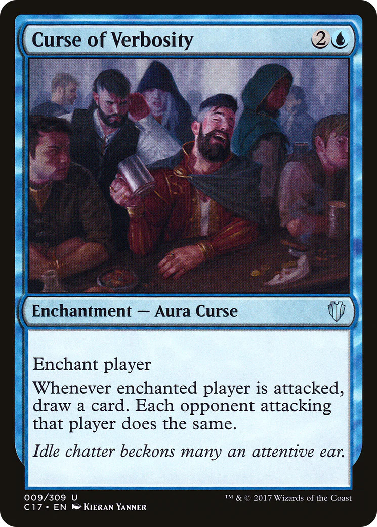 Curse of Verbosity [Commander 2017] Magic MTG