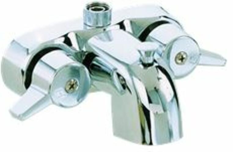 3/4 in. MIP Bathcock with Diverter in Polished Chrome