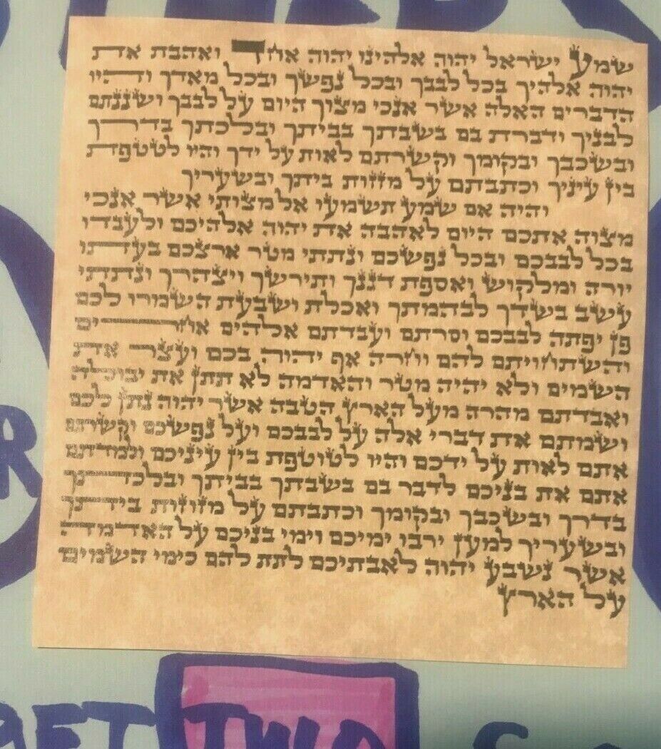 mezuzah scroll KOSHER  $ MONEY 4 CHARITY JEWISH C AD 4 DETAILS I HAVE SOLD 100\