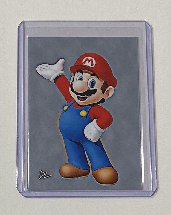 Mario Limited Edition Artist Signed Super Mario Bros. Trading Card 2/10