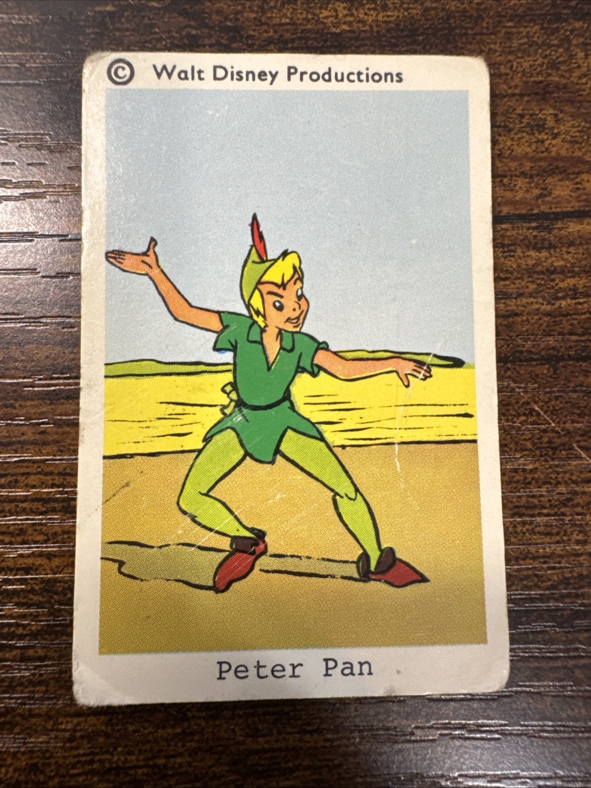 1960s Dutch Walt Disney Peter Pan Card