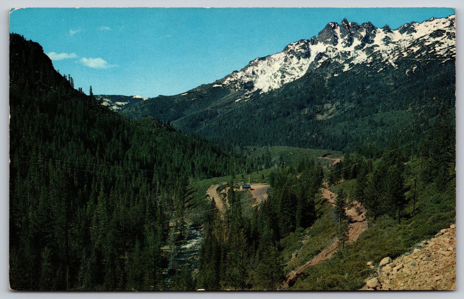North Fork Yuba River Canyon California Sierra Buttes Postcard PC300 North Fork Yuba River Canyon California Sierra Buttes Postcard PC300