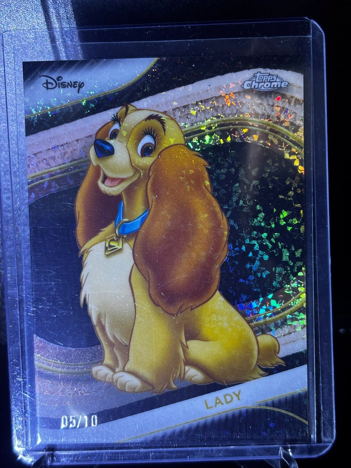 2025 topps chrome disney lady Refractor #/10 2025 topps chrome disney lady Refractor #/10