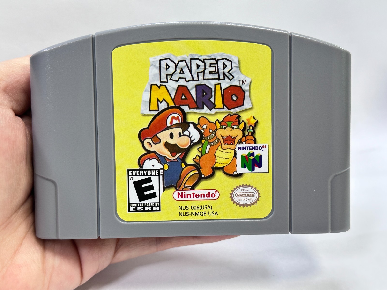 N64 Video Games Paper Marió US Version N64 Video Games Paper Marió US Version