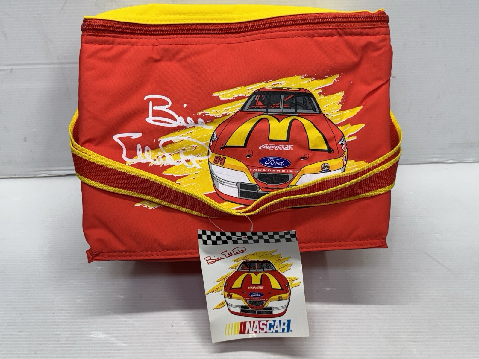 Bill Elliot Mcdonalds Cooler Bag NASCAR 94 Bill Elliot Mcdonalds Cooler Bag NASCAR 94