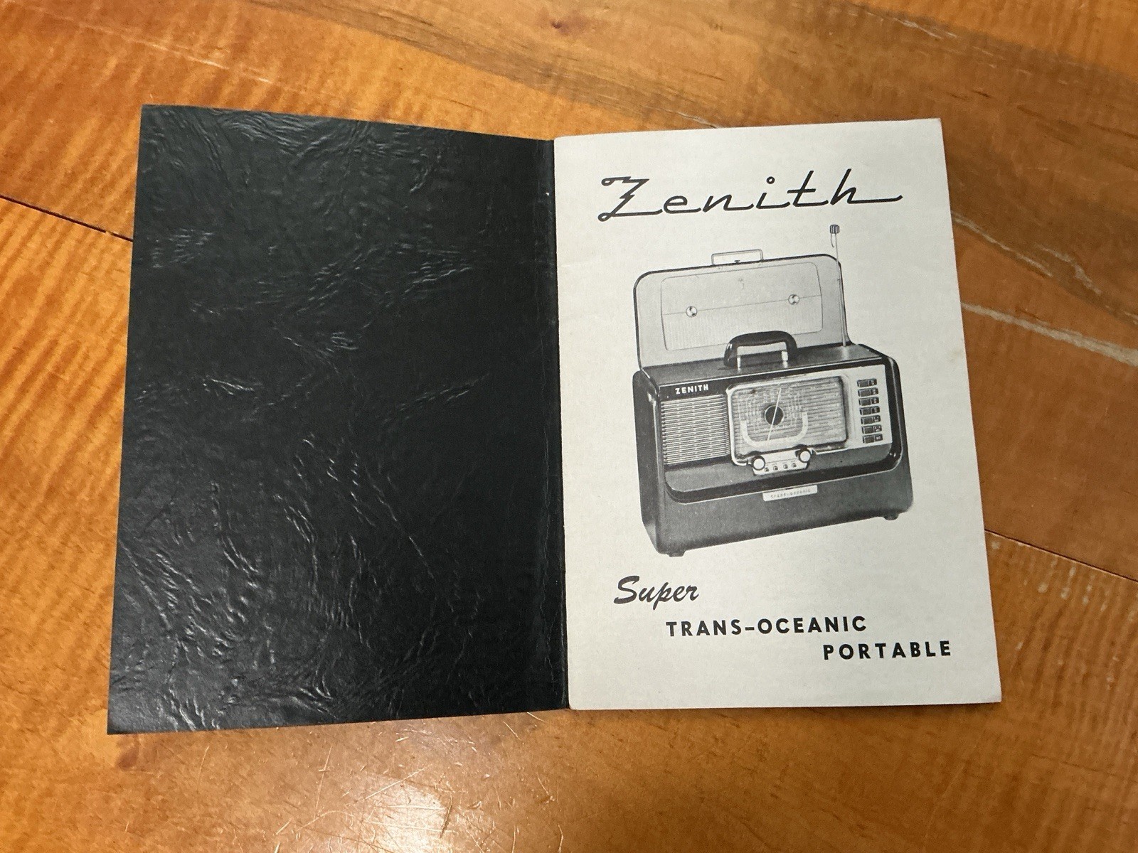 Vintage Zenith Super Trans-Oceanic Portable Operating Guide Model H500 5H40 MINT