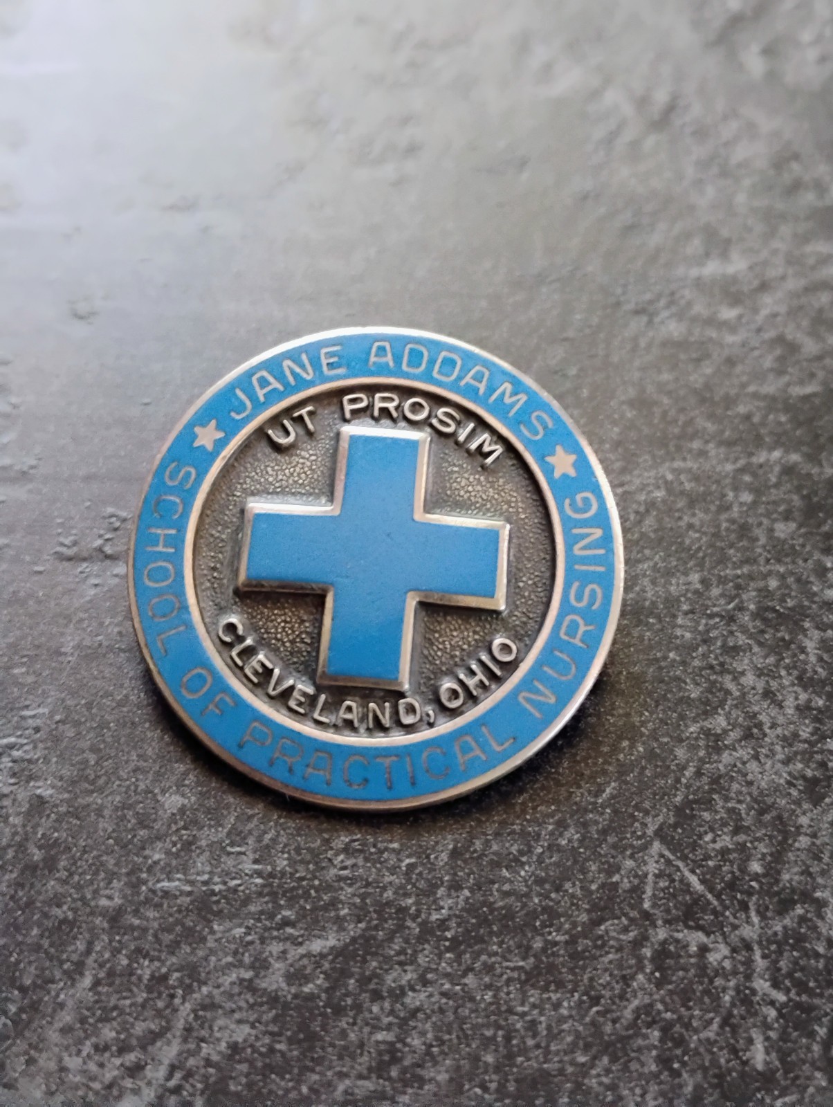 Vintage JANE ADDAMS SCH OF NURSING Service Award Pin STERLING TT Vintage JANE ADDAMS SCH OF NURSING Service Award Pin STERLING TT