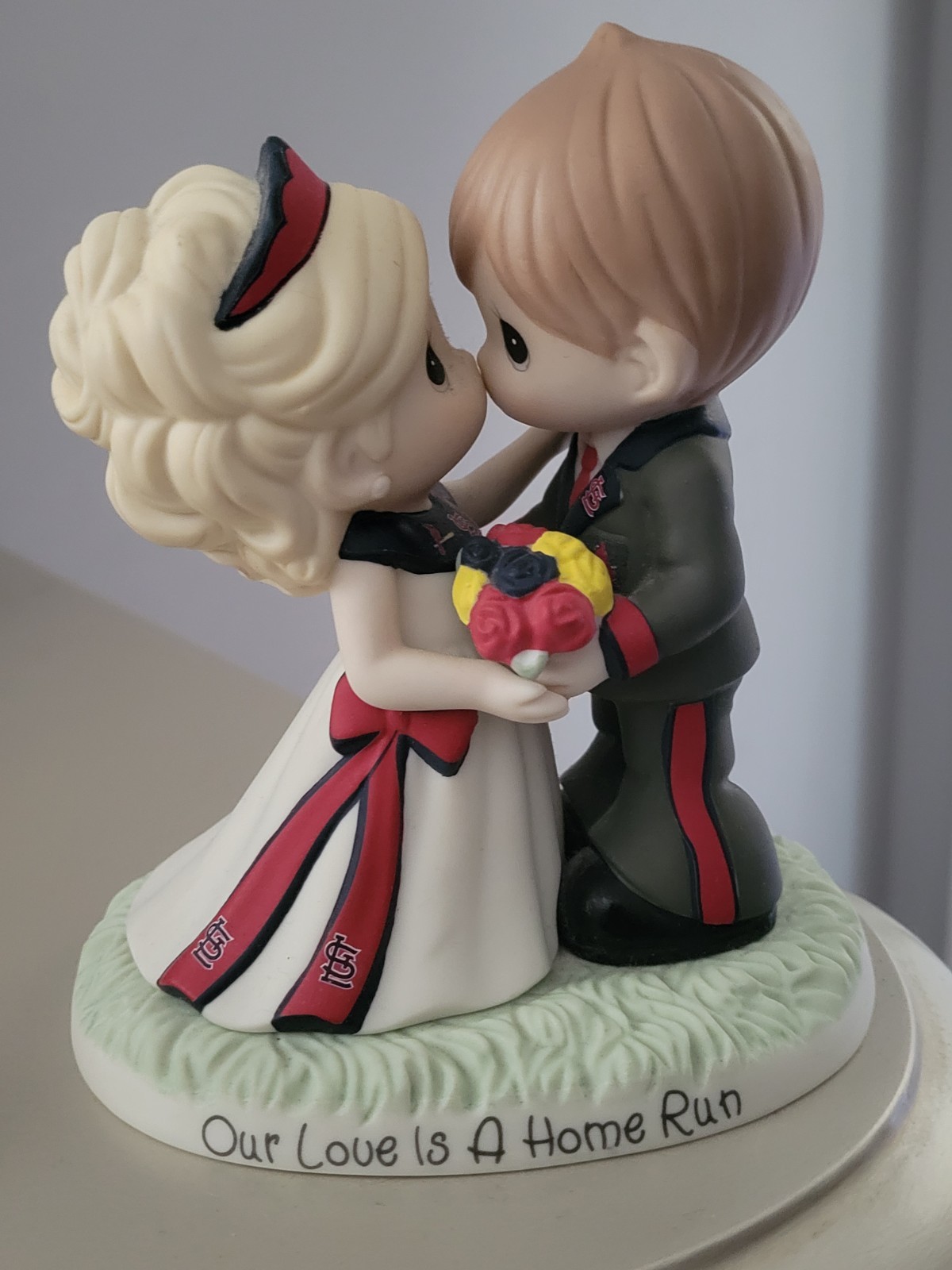 Precious Moments Limited Edition 'Our Love Is A Home Run' STL Baseball Figurine
