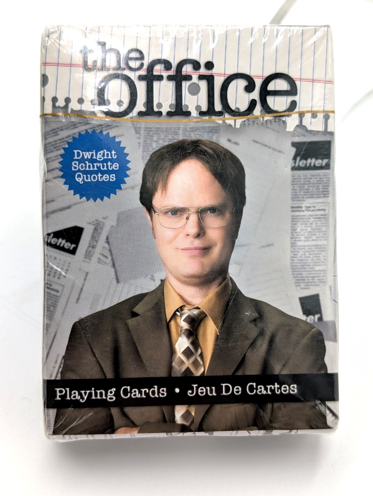 The Office Dwight Schrute Quotes Playing Cards - New Sealed Dunder Mifflin
