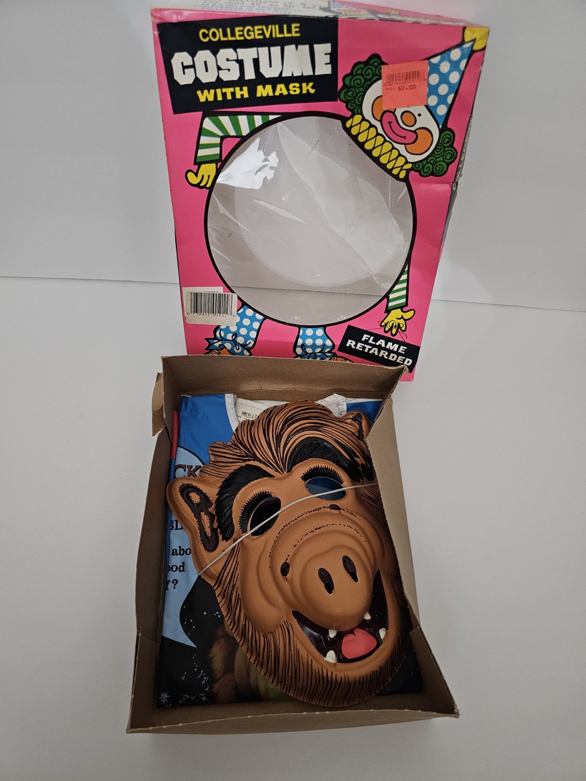 NEW VINTAGE 1986 Collegeville Halloween ALF Costume & Mask Set - Medium 7-8 NEW VINTAGE 1986 Collegeville Halloween ALF Costume & Mask Set - Medium 7-8