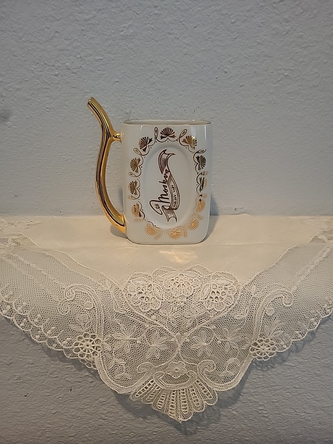 Grand Hotel MOSKVA Vintage Creamer Server Karlovy Vary, Czechoslovakia 