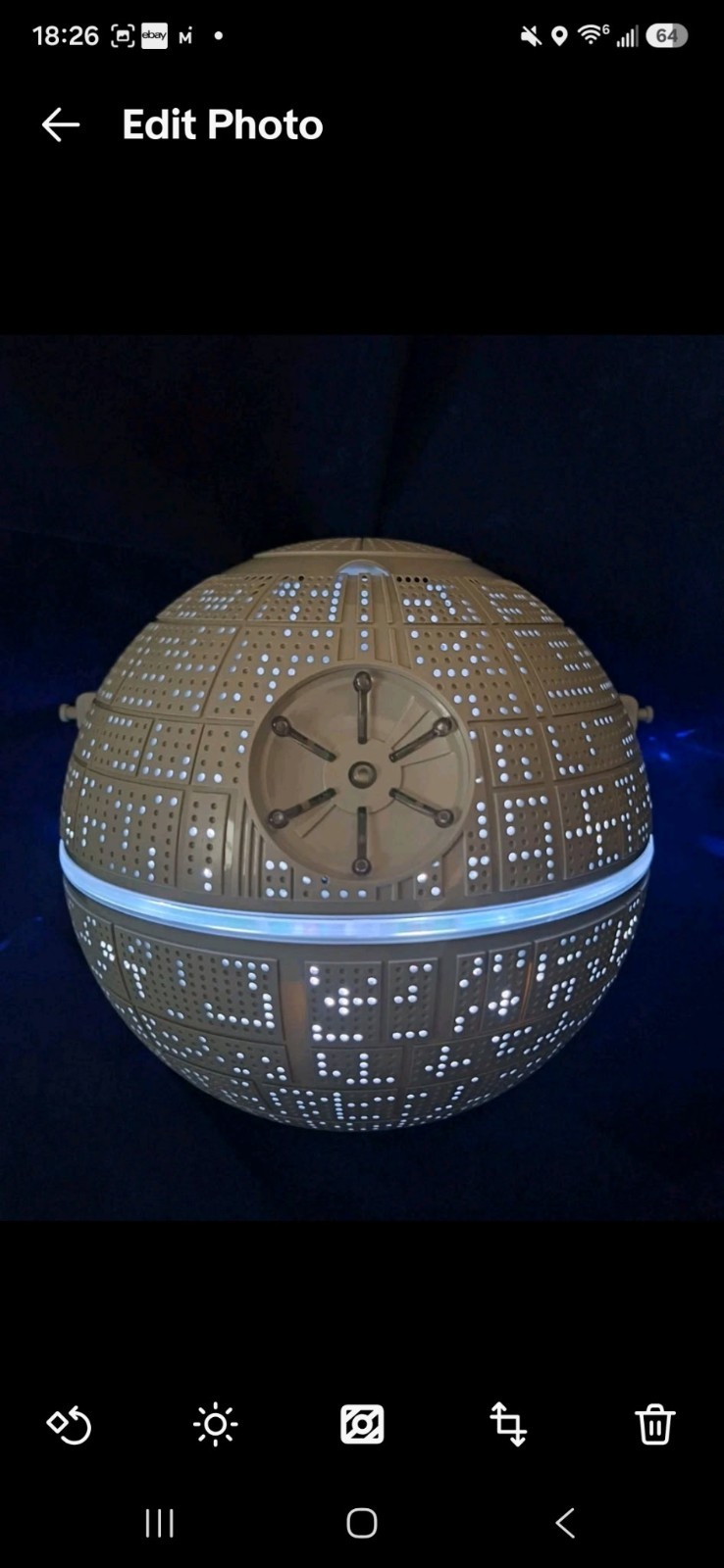 š„Disney Star Wars Death Star Popcorn Bucketš„ BRAND NEW NEVER TOUCHED š„Disney Star Wars Death Star Popcorn Bucketš„ BRAND NEW NEVER TOUCHED