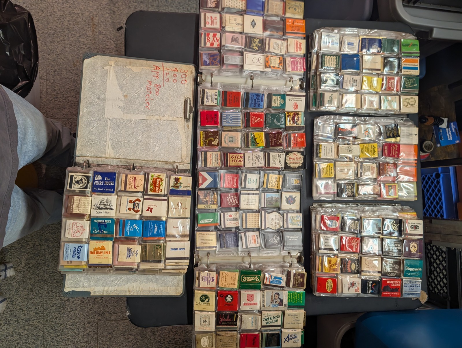 Vintage Matchbook Collection..over 1100..Froms The 60s On Up Vintage Matchbook Collection..over 1100..Froms The 60s On Up