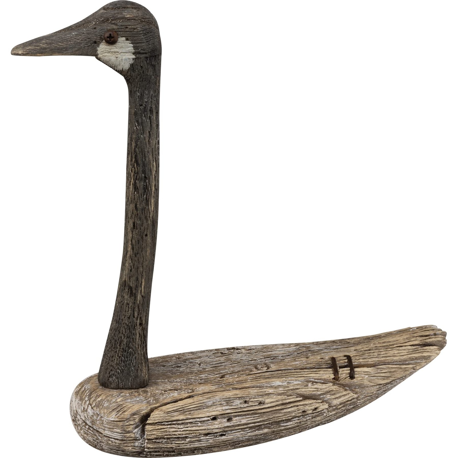 Primitives by Kathy Rustic Large Wooden Goose Figurine 13 Inch x 12 Inch, Brown Primitives by Kathy Rustic Large Wooden Goose Figurine 13 Inch x 12 Inch, Brown