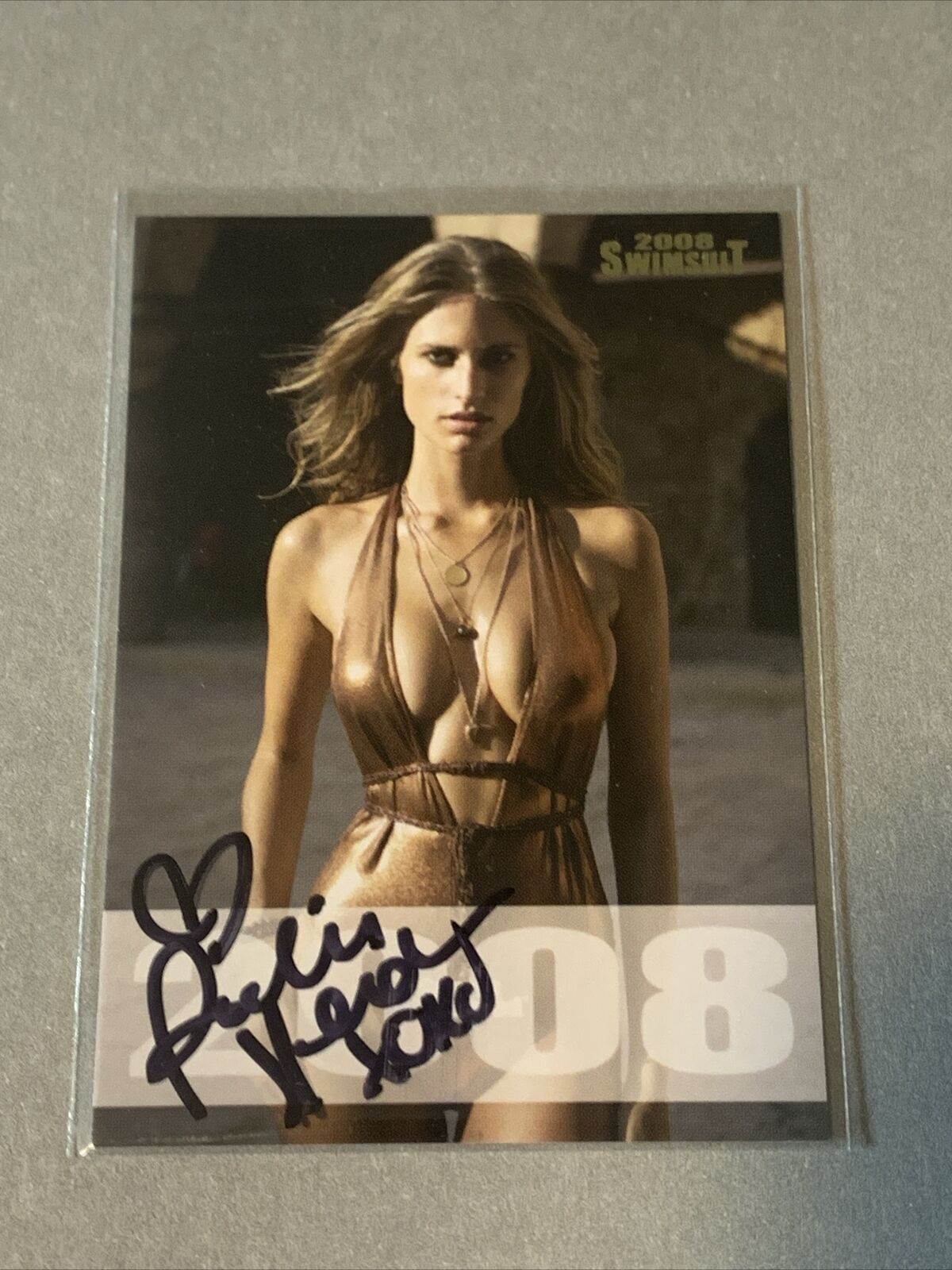 2008 SPORTS ILLUSTRATED SI SWIMSUIT JULIE HENDERSON AUTOGRAPH CARD