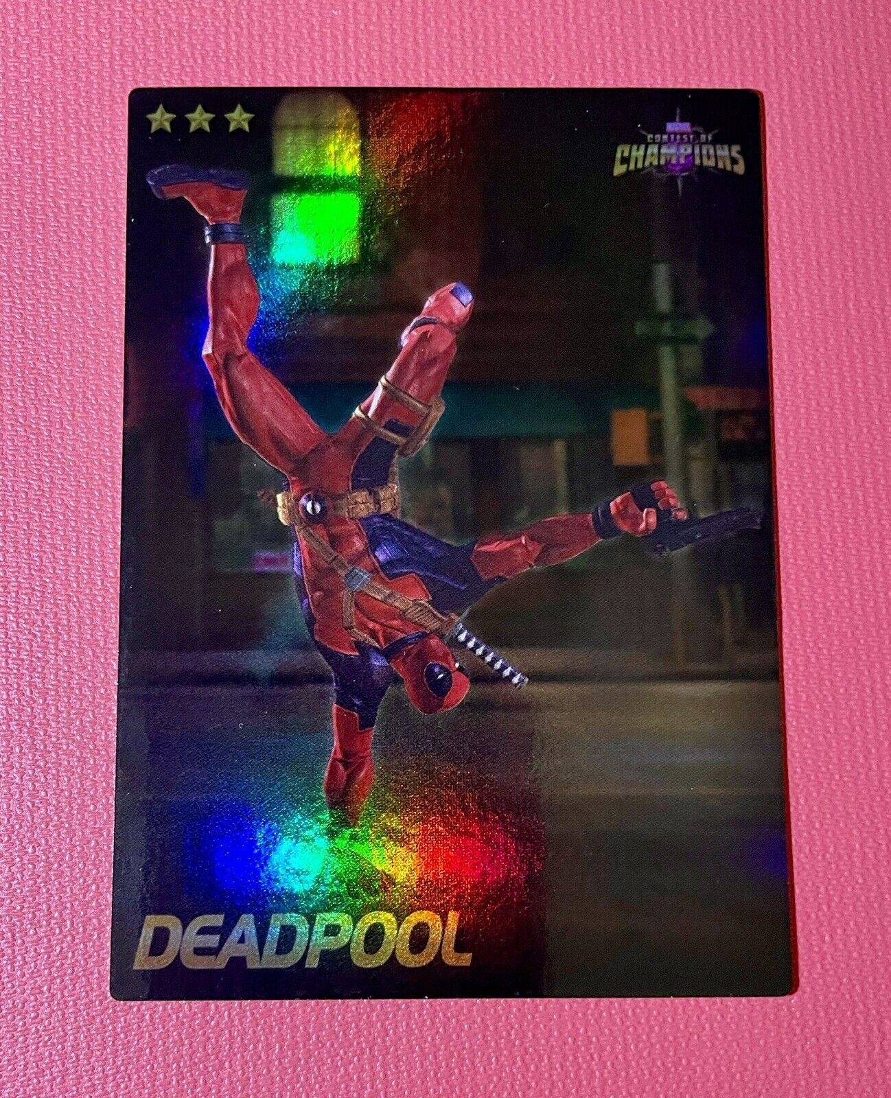 Deadpool Dave & Busters - Marvel Contest of Champions Series 1 Foil