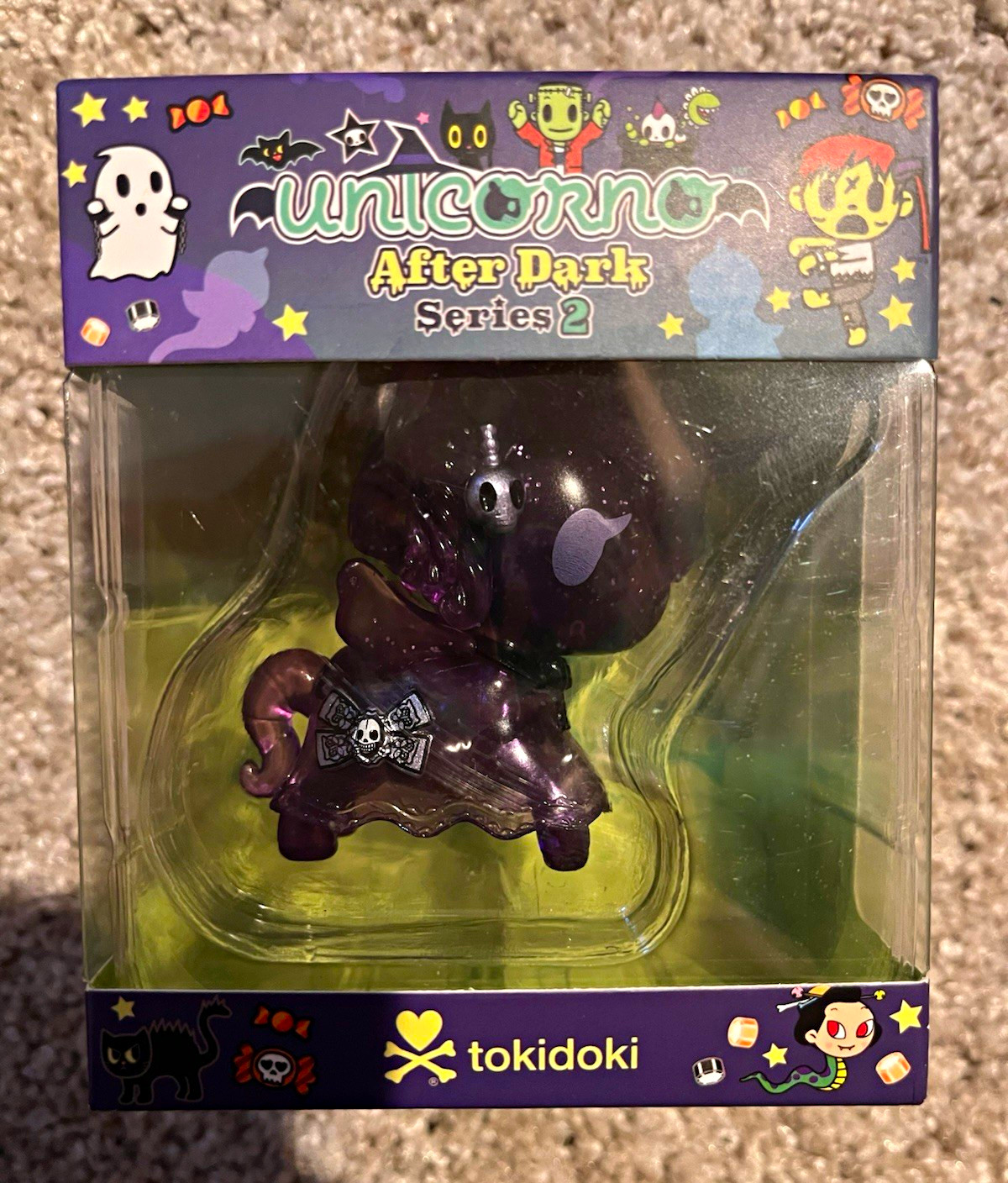 tokidoki Unicorno After Dark Series 2 Vicky Purple Vinyl Figure Unopened Box tokidoki Unicorno After Dark Series 2 Vicky Purple Vinyl Figure Unopened Box