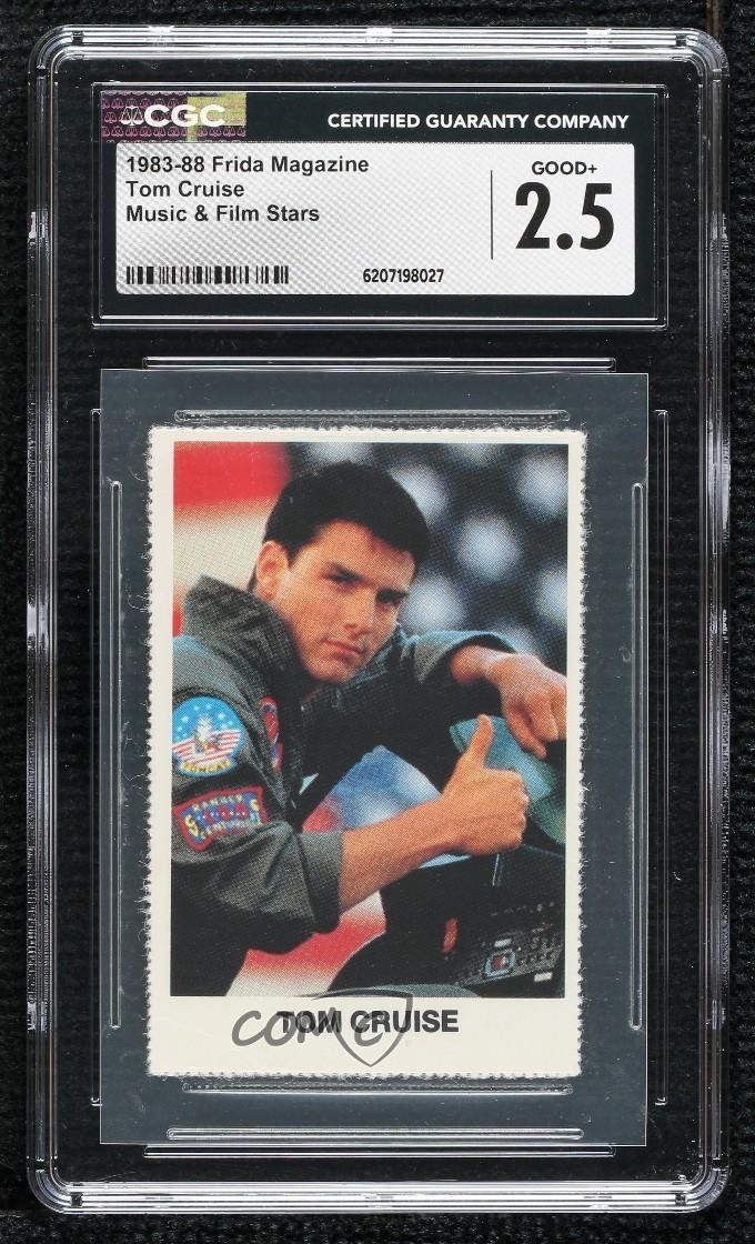 1986 Frida Magazine Inserts Tom Cruise CGC 2.5 2xw 1986 Frida Magazine Inserts Tom Cruise CGC 2.5 2xw