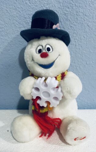 Gemmy Frosty The Snowman Animated Singing With Lighted Snowflake Plush Christmas