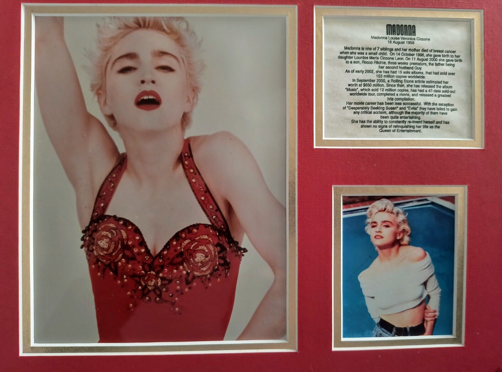  Madonna - Matte Print 1990- (Singer)