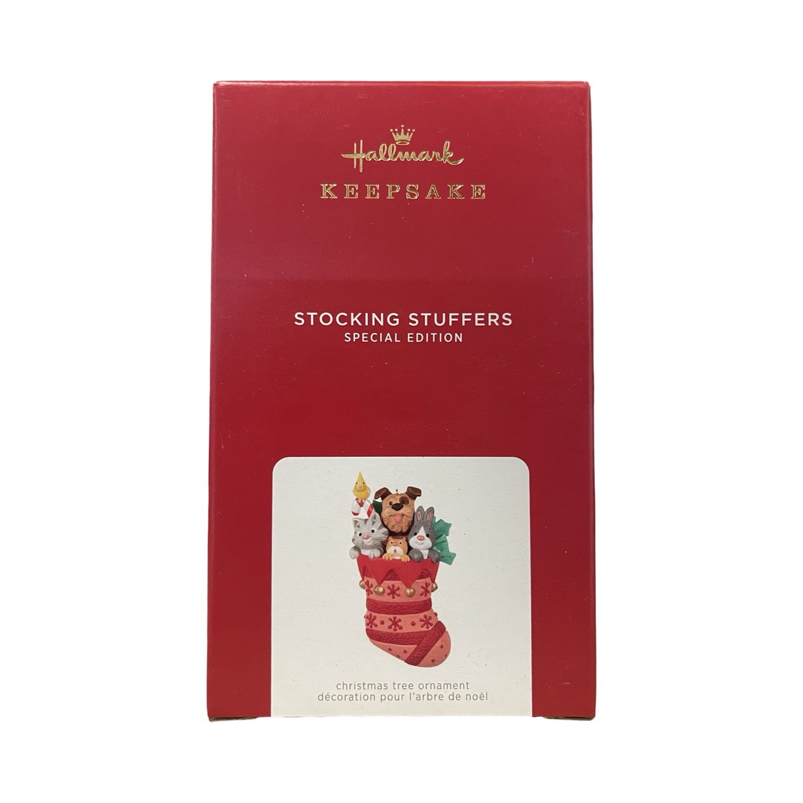 2021 Hallmark Keepsake Stocking Stuffers Special Edition Ornament - Red Stocking 2021 Hallmark Keepsake Stocking Stuffers Special Edition Ornament - Red Stocking