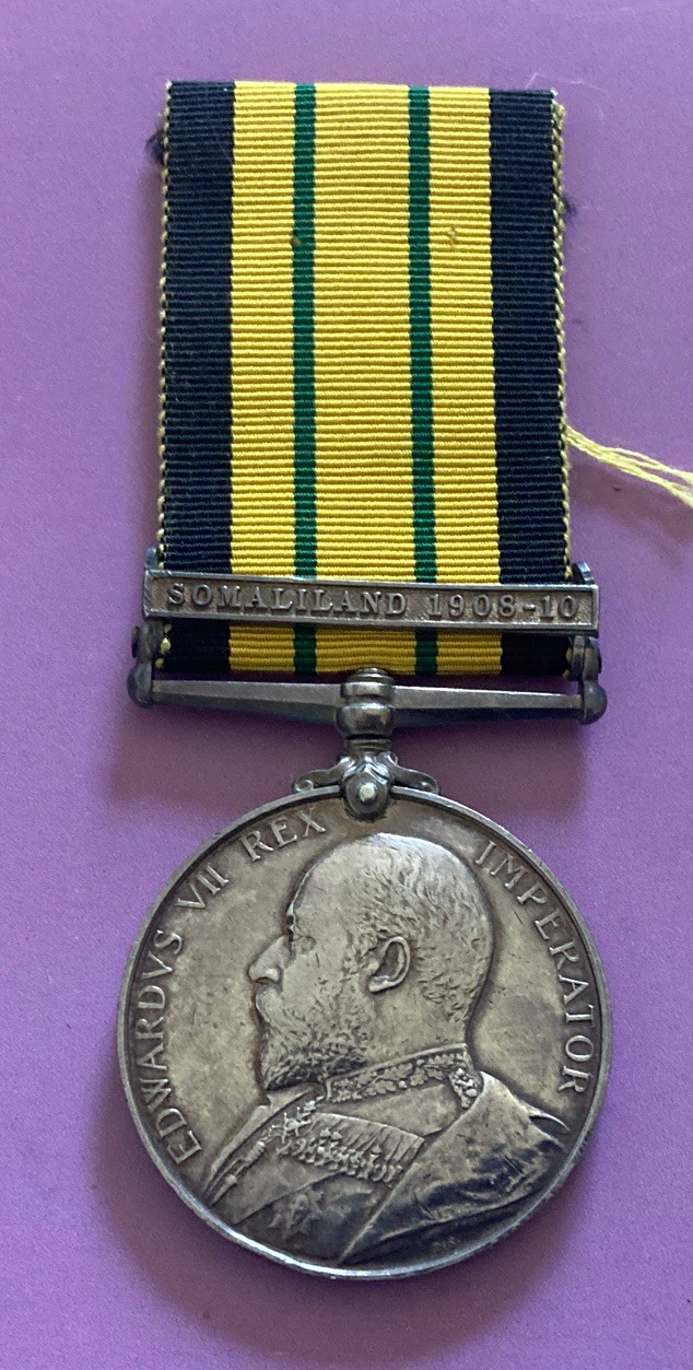 British Africa General Service Silver Medal Somaliland 1908-10 Nice & Scarce XF. British Africa General Service Silver Medal Somaliland 1908-10 Nice & Scarce XF.