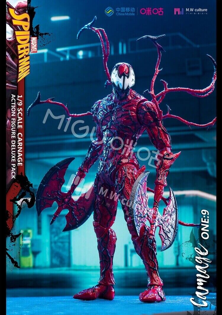 Spider-Man Carnage 1:9 Scale Figure | M.W culture