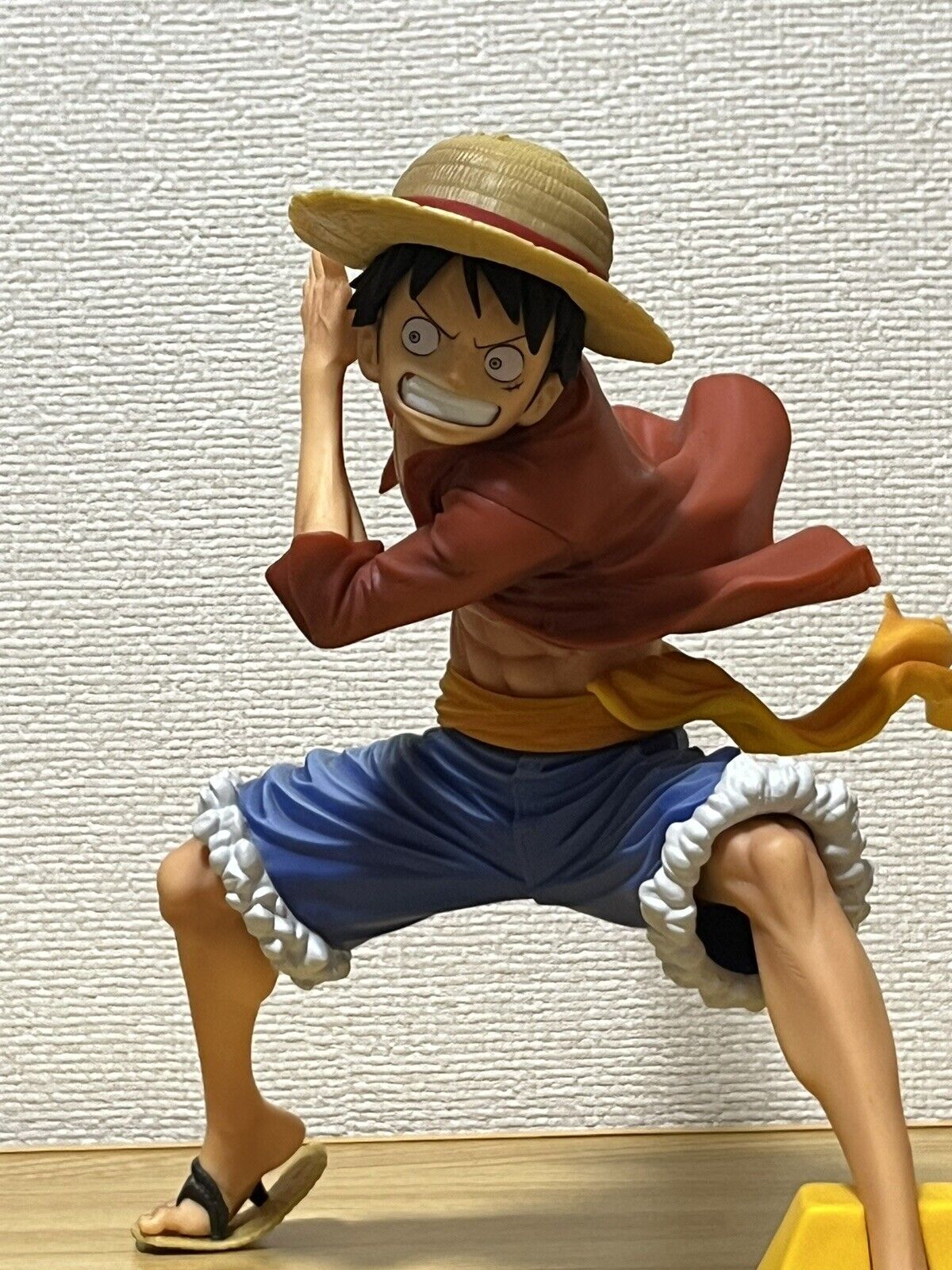 Anime One Piece MAXIMATIC THE MONKEY.D.LUFFY Used Figure Gum-Gum Bullet No BOX