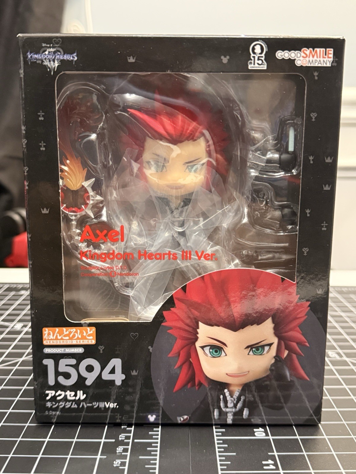 Good Smile Company Kingdom Hearts III Axel Nendoroid Figure 1594 Defect Good Smile Company Kingdom Hearts III Axel Nendoroid Figure 1594 Defect