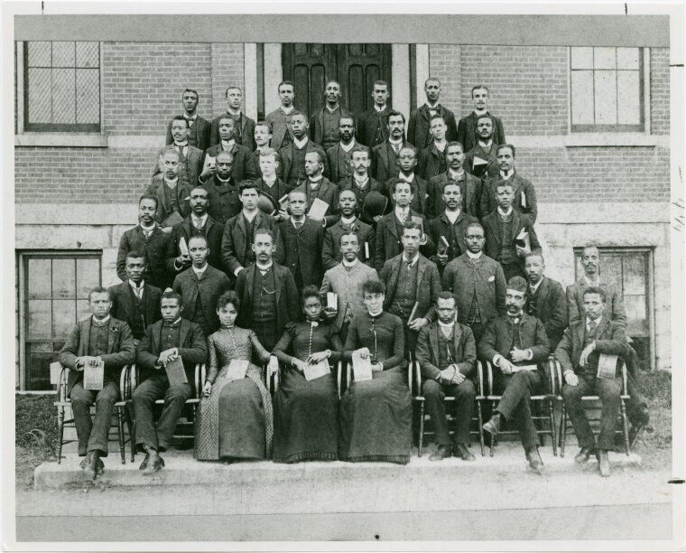 Old 8X10 Photo, Fisk University Class of 1888 1696570