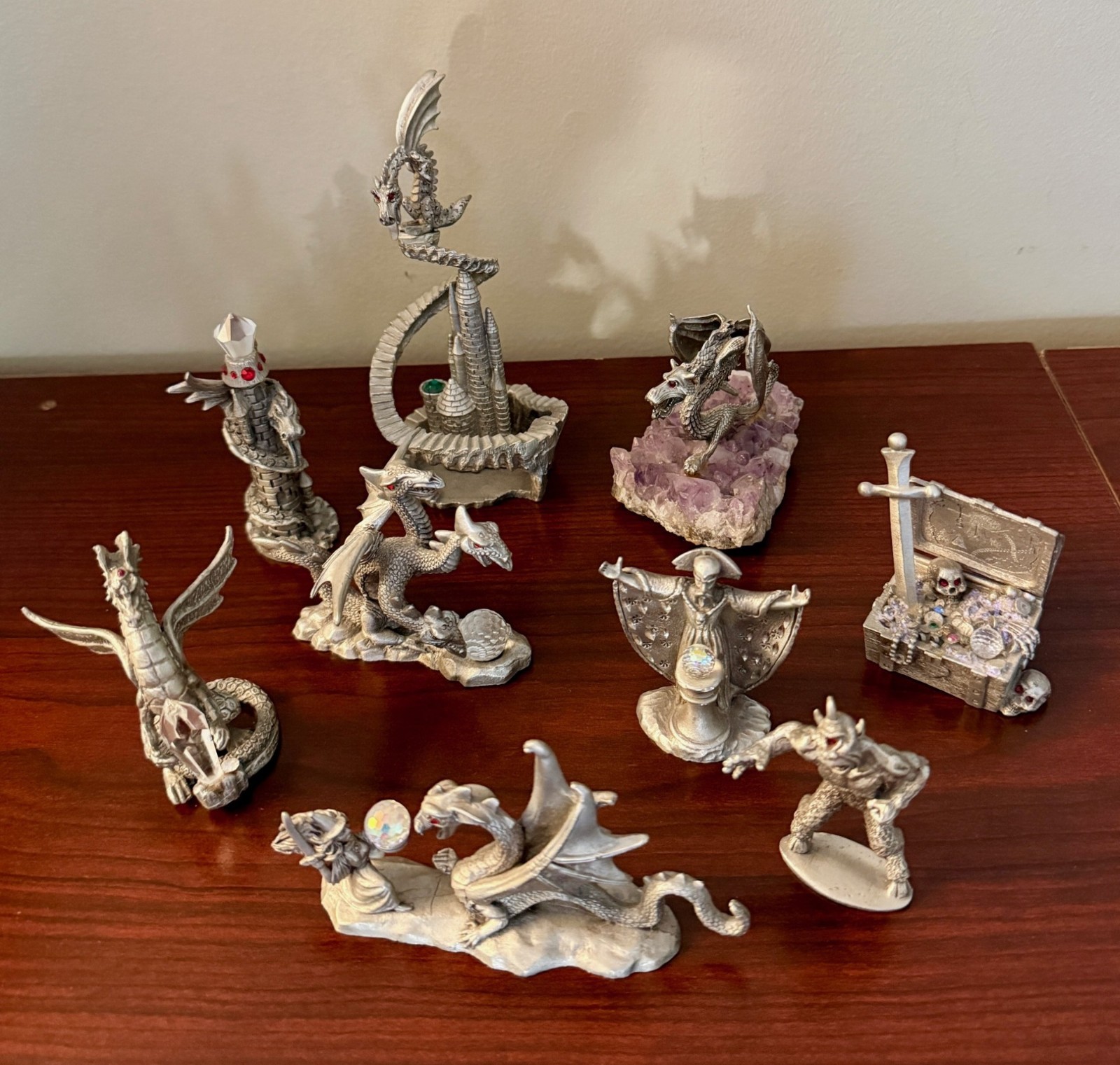 Spoontiques Pewter Fantasy Figurine Collectible (LOT of 9)