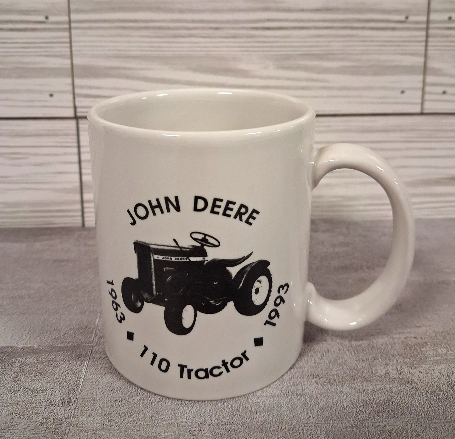 Vintage John Deere Coffee Mug 110 Lawn Tractor 1963-'93 Commemorative Mugs 12oz Vintage John Deere Coffee Mug 110 Lawn Tractor 1963-'93 Commemorative Mugs 12oz