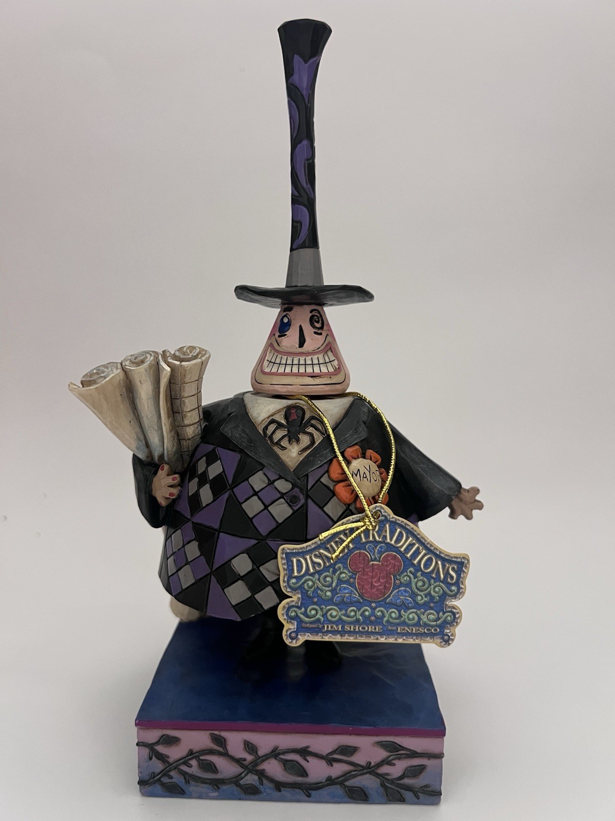 Jim Shore Disney Nightmare Before Christmas The Mayor “Two Faced Politician”