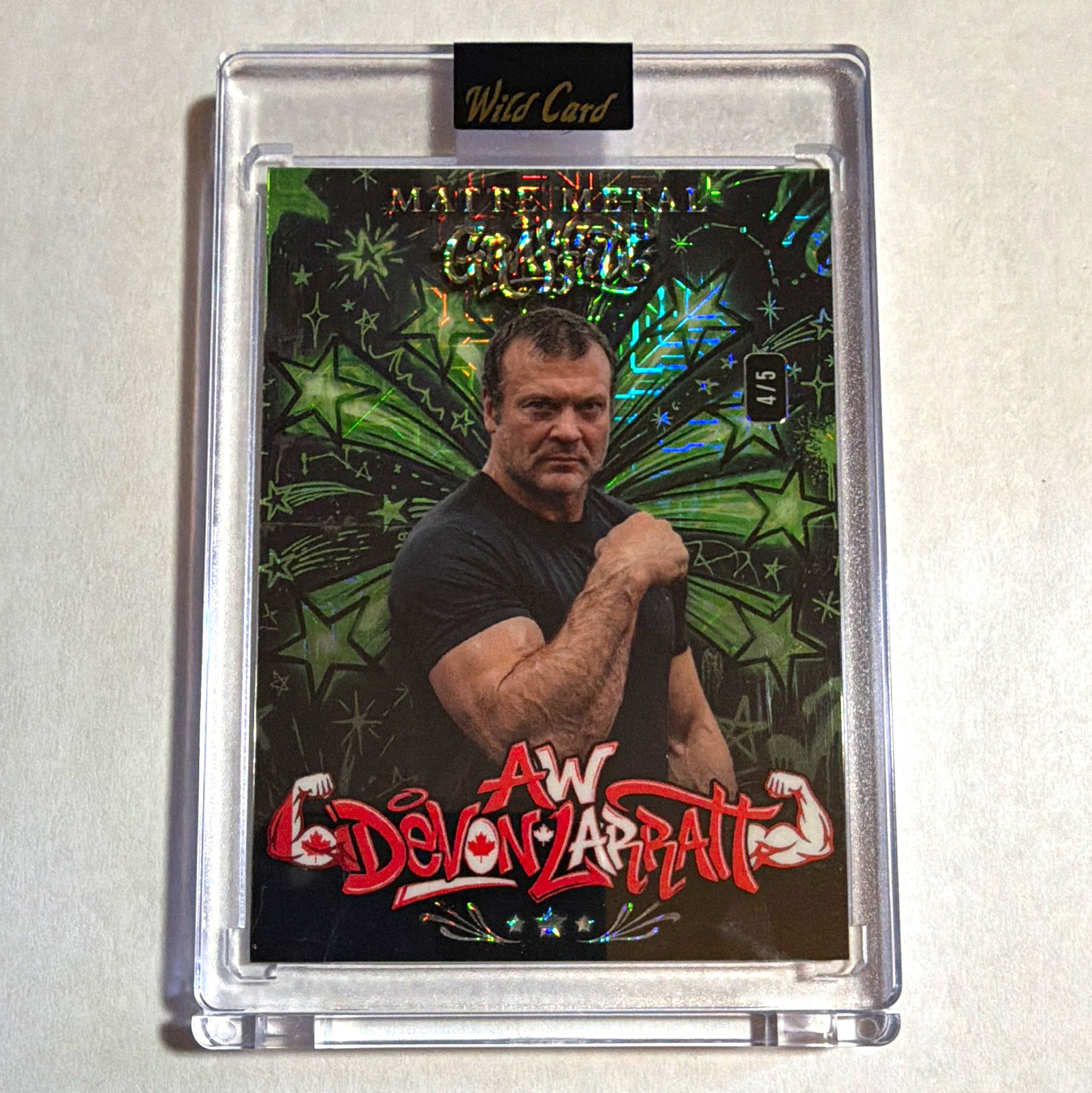 Wild Card 2023 Matte Metal Graffiti AW Devon Larratt MMGB03-DL 4/5
