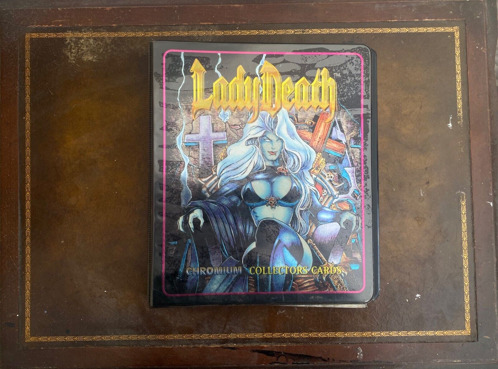 1995 Lady Death Trading Cards Mint Condition / Lady Death Collectors Binder USED