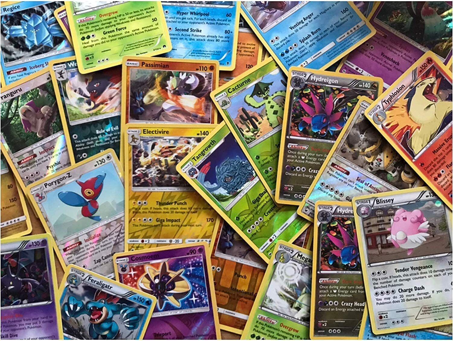 300 x Pokemon Cards Gift Bundle Joblot - RARES GUARANTEED - Perfect Present