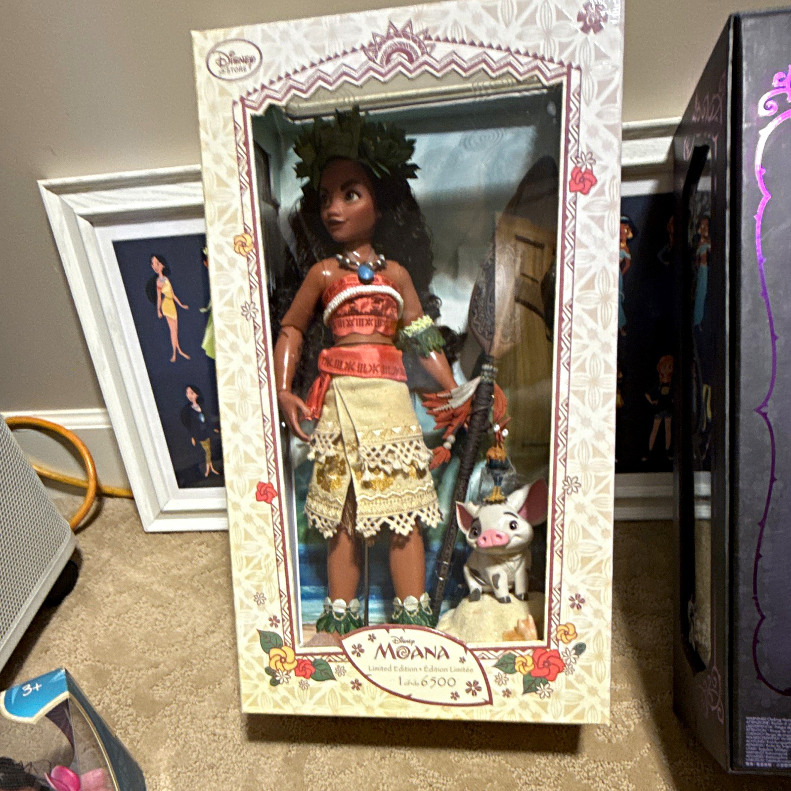 Disney Store Moana Limited Edition Doll with Pua Boxed 1 of 6500 Disney Store Moana Limited Edition Doll with Pua Boxed 1 of 6500