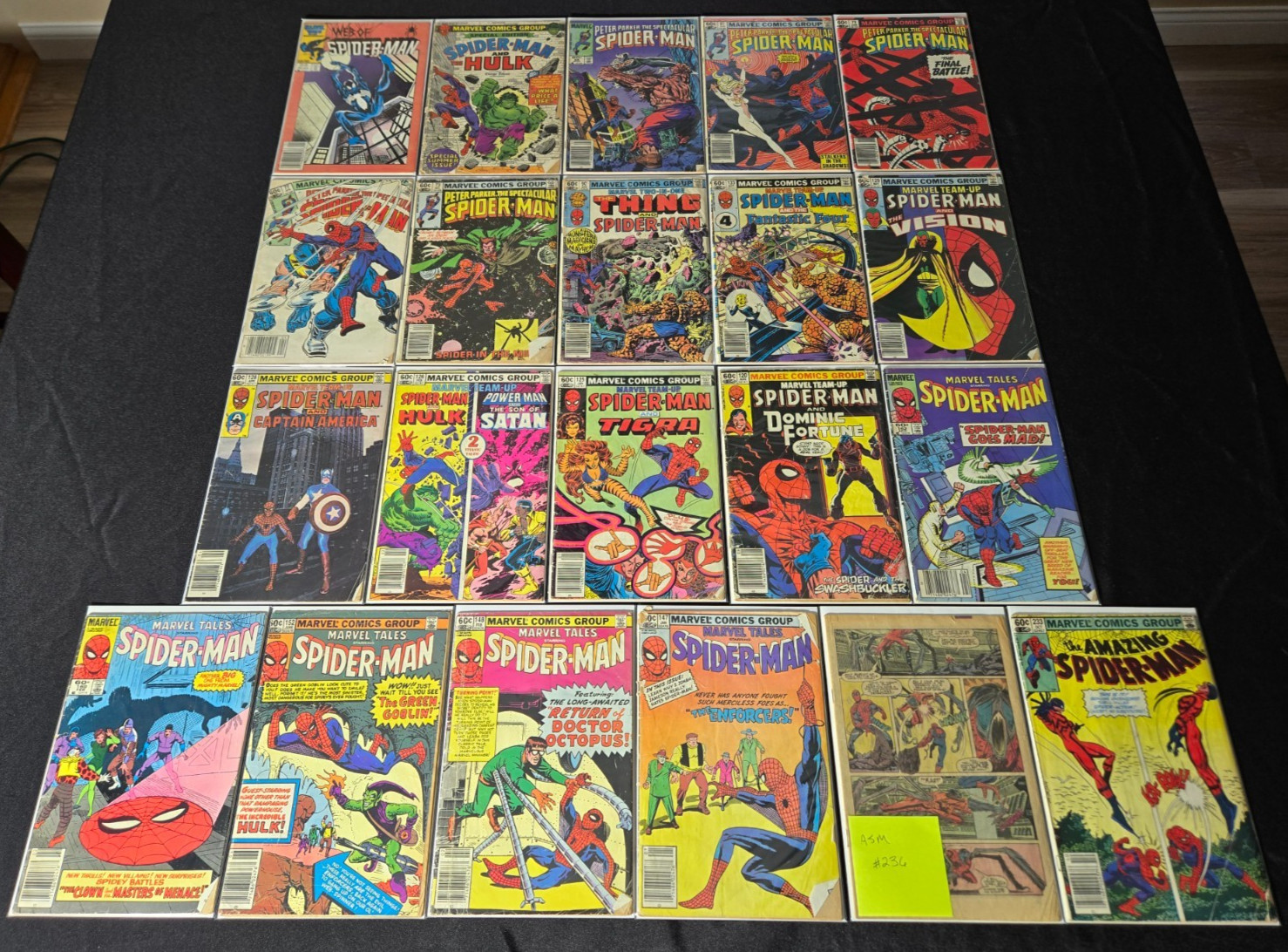AnotherTime Lot of 21 Spider-Man Comic Books Vintage Amazing Spectacular Web of AnotherTime Lot of 21 Spider-Man Comic Books Vintage Amazing Spectacular Web of