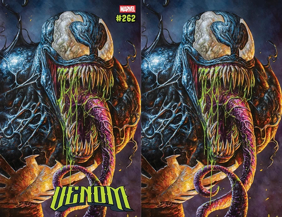 VENOM #262 JOHNNY DESJARDINS NYCC EXCLUSIVE VARIANT SET Trade & Virgin LTD VENOM #262 JOHNNY DESJARDINS NYCC EXCLUSIVE VARIANT SET Trade & Virgin LTD