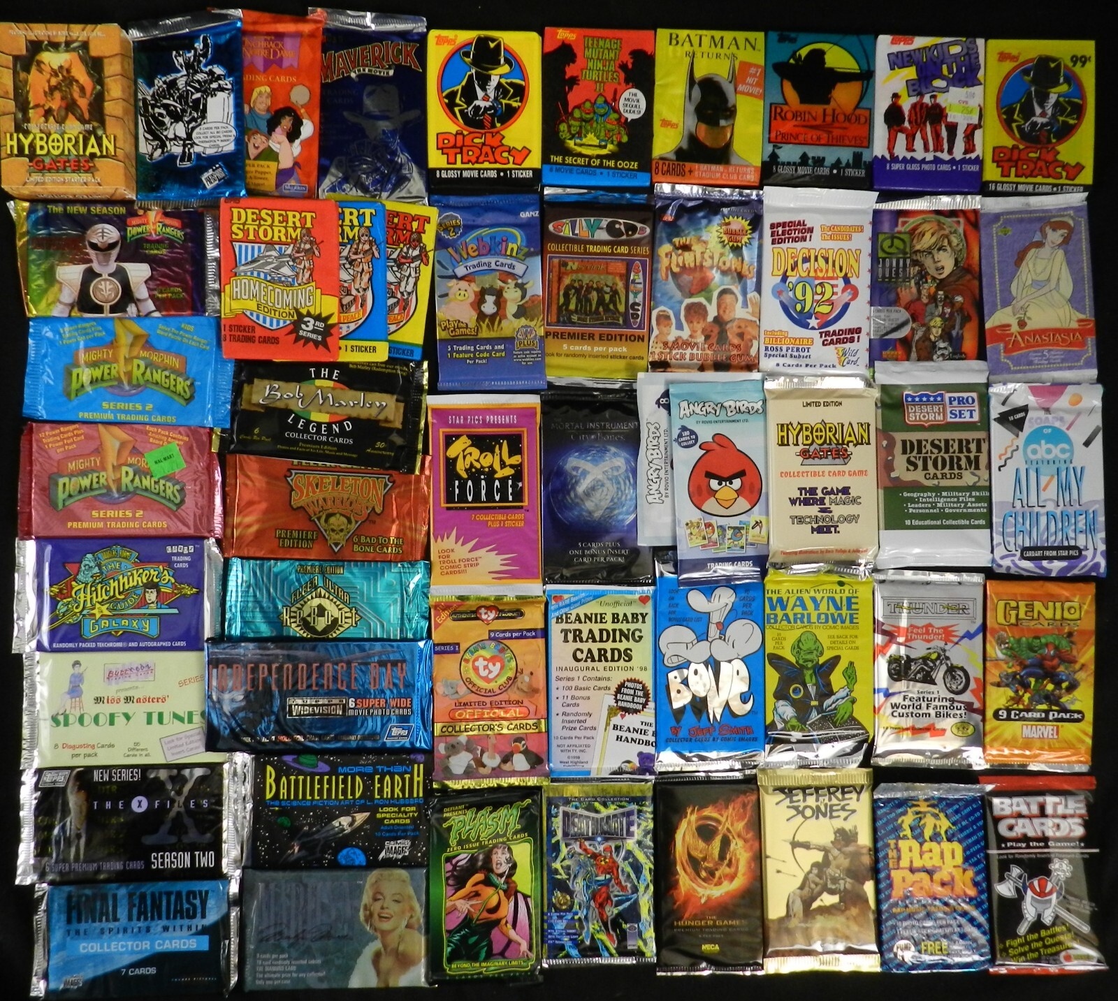 20 Vintage Non Sports Trading Card Packs - Sealed with NO Duplicates 20 Vintage Non Sports Trading Card Packs - Sealed with NO Duplicates